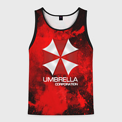 Майка-безрукавка мужская UMBRELLA CORP, цвет: 3D-черный