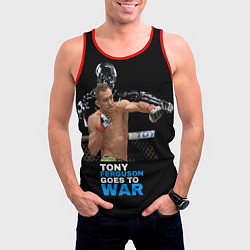Майка-безрукавка мужская Tony Ferguson, цвет: 3D-красный — фото 2