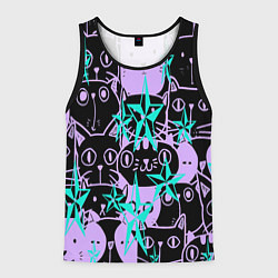 Мужская майка без рукавов КИСЫ