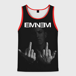 Майка-безрукавка мужская EMINEM, цвет: 3D-красный