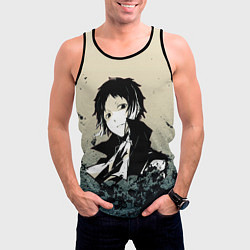 Майка-безрукавка мужская Чиби Великий, цвет: 3D-черный — фото 2