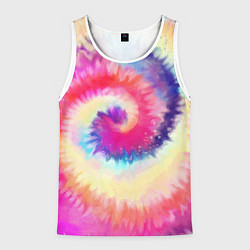 Мужская майка без рукавов Tie Dye vortex