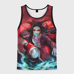 Майка-безрукавка мужская KIMETSU NO YAIBA, цвет: 3D-черный