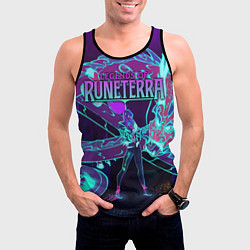 Майка-безрукавка мужская Legends of Runeterra, цвет: 3D-черный — фото 2
