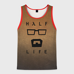 Майка-безрукавка мужская HALF-LIFE, цвет: 3D-красный