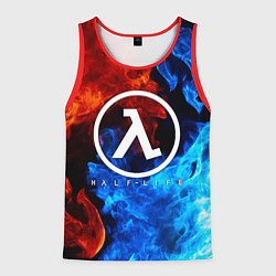 Майка-безрукавка мужская HALF-LIFE, цвет: 3D-красный