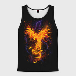 Майка-безрукавка мужская Phoenix, цвет: 3D-черный