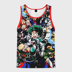 Мужская майка без рукавов Моя геройская академия