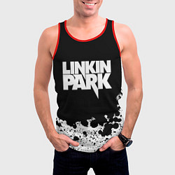 Майка-безрукавка мужская LINKIN PARK, цвет: 3D-красный — фото 2