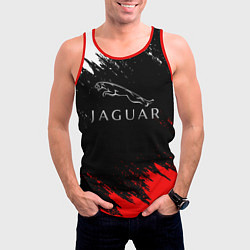 Майка-безрукавка мужская Jaguar, цвет: 3D-красный — фото 2