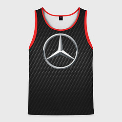 Майка-безрукавка мужская MERCEDES, цвет: 3D-красный