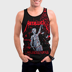 Майка-безрукавка мужская Metallica, цвет: 3D-черный — фото 2