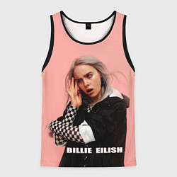 Майка-безрукавка мужская Billie Eilish, цвет: 3D-черный