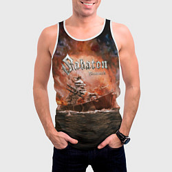 Майка-безрукавка мужская Sabaton, цвет: 3D-белый — фото 2