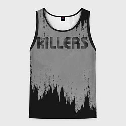 Майка-безрукавка мужская The Killers Logo, цвет: 3D-черный