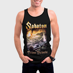 Майка-безрукавка мужская SABATON, цвет: 3D-черный — фото 2