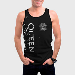 Майка-безрукавка мужская QUEEN, цвет: 3D-черный — фото 2