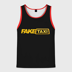 Майка-безрукавка мужская Fake Taxi, цвет: 3D-красный