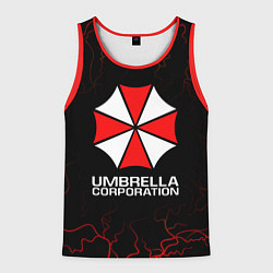 Майка-безрукавка мужская UMBRELLA CORP, цвет: 3D-красный