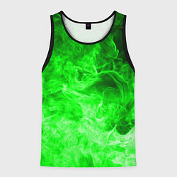 Мужская майка без рукавов ОГОНЬ GREEN NEON