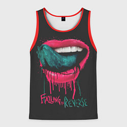 Майка-безрукавка мужская Falling in Reverse, цвет: 3D-красный