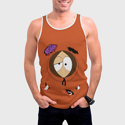 Майка-безрукавка мужская South Park Dead Kenny, цвет: 3D-белый — фото 2