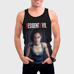 Майка-безрукавка мужская Jill Valentine, цвет: 3D-черный — фото 2