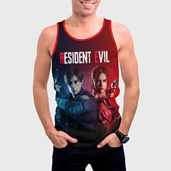 Майка-безрукавка мужская Resident Evil 2, цвет: 3D-красный — фото 2