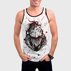 Майка-безрукавка мужская УБИЙЦА ГОБЛИНОВ, цвет: 3D-черный — фото 2
