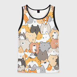 Мужская майка без рукавов Кошачья стая