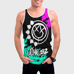 Майка-безрукавка мужская Blink-182 5, цвет: 3D-белый — фото 2