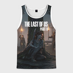 Майка-безрукавка мужская The Last of Us part 2, цвет: 3D-белый