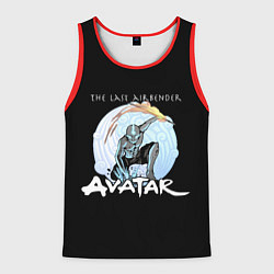 Майка-безрукавка мужская Аватар Легенда об Аанге, цвет: 3D-красный