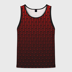 Майка-безрукавка мужская Текстура красный градиент, цвет: 3D-черный