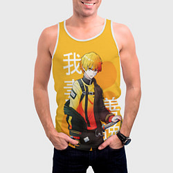 Майка-безрукавка мужская Agatsuma, цвет: 3D-белый — фото 2