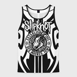 Майка-безрукавка мужская Slipknot, цвет: 3D-черный