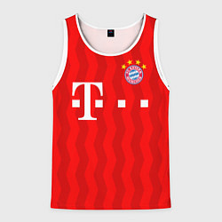 Майка-безрукавка мужская FC Bayern Munchen, цвет: 3D-белый
