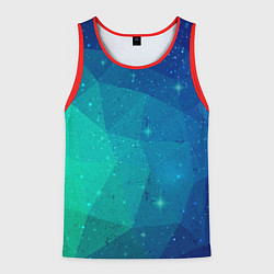 Майка-безрукавка мужская Космос, цвет: 3D-красный
