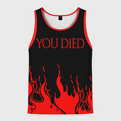 Мужская майка без рукавов YOU DIED