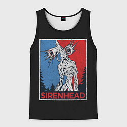 Мужская майка без рукавов Сиреноголовый