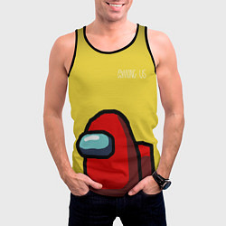 Майка-безрукавка мужская Among Us classic, цвет: 3D-черный — фото 2