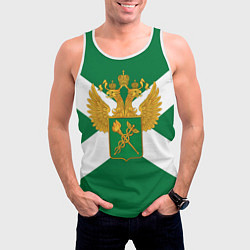 Майка-безрукавка мужская ФТС России Эмблема, цвет: 3D-белый — фото 2