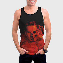 Майка-безрукавка мужская Фая, цвет: 3D-черный — фото 2