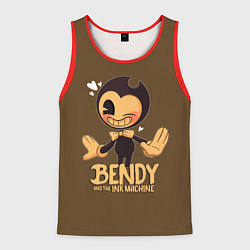 Майка-безрукавка мужская Bendy And The Ink Machine, цвет: 3D-красный