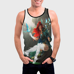 Майка-безрукавка мужская Windranger Dota, цвет: 3D-черный — фото 2