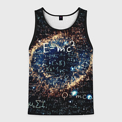 Майка-безрукавка мужская Формула Вселенной, цвет: 3D-черный