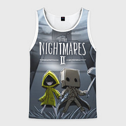 Майка-безрукавка мужская LITTLE NIGHTMARES 2, цвет: 3D-белый