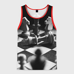 Мужская майка без рукавов Шахматы