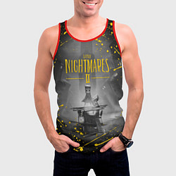 Майка-безрукавка мужская LITTLE NIGHTMARES 2, цвет: 3D-красный — фото 2
