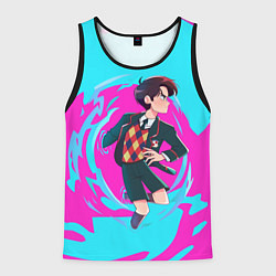 Майка-безрукавка мужская Путешественник во времени, цвет: 3D-черный